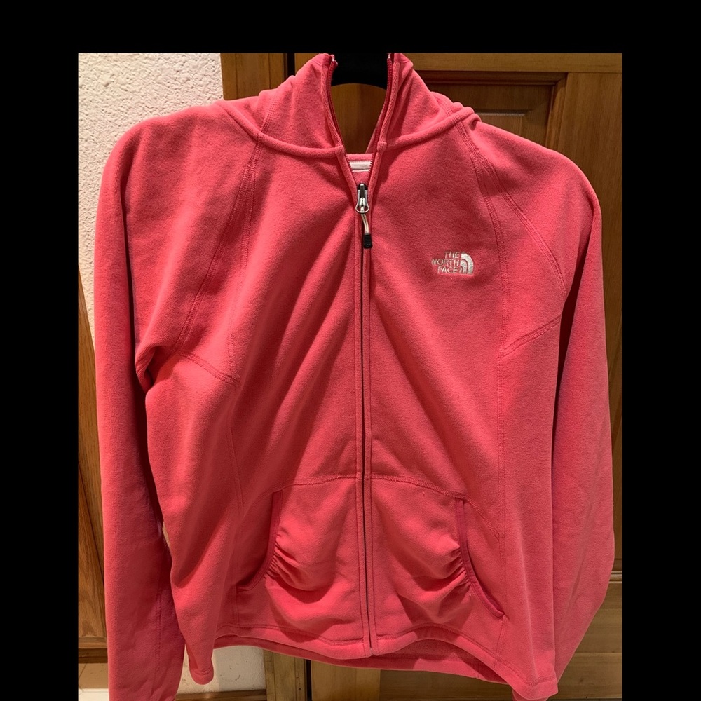 The North Face fleece zip up hoodie